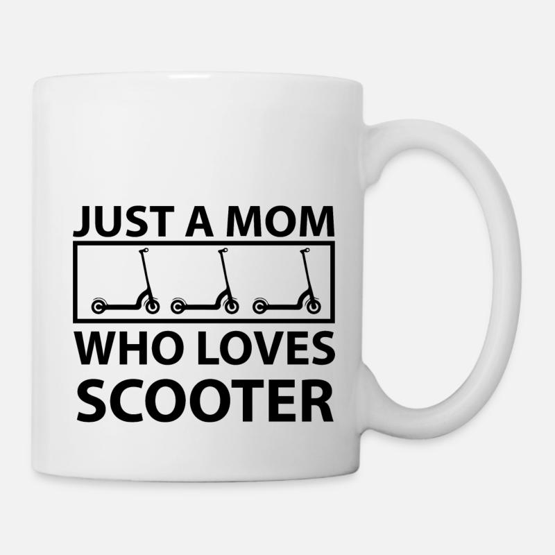 E-Scooter E-Roller Scooter - Mug blanc - blanc