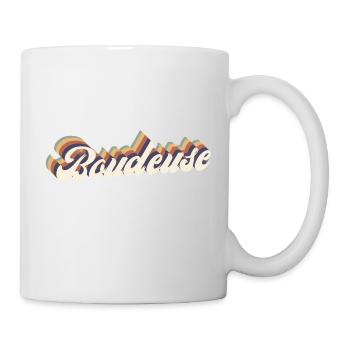 Boudeuse vintage - Mug blanc - blanc - Droite