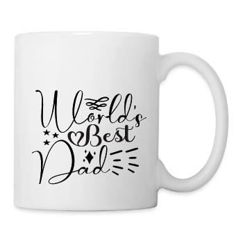 Worlds Best Dad - Tasse - Weiß - Rechts