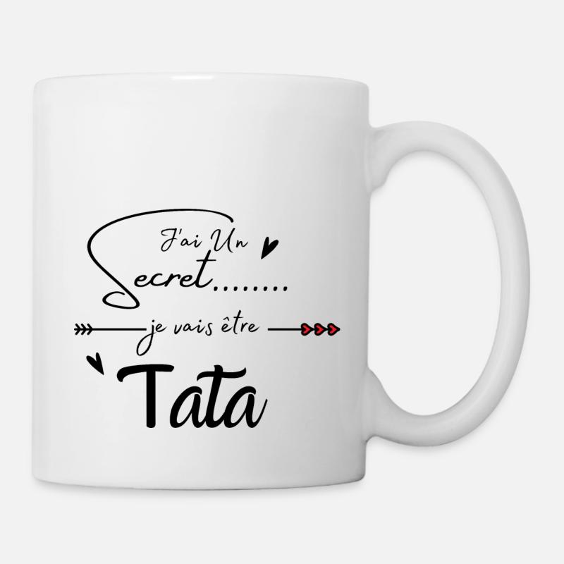 Je vais être tata - Mug blanc - blanc