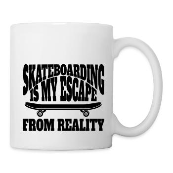 Skateboard Skating Skate Fan Skateboarding Skater - Mug - white - Right