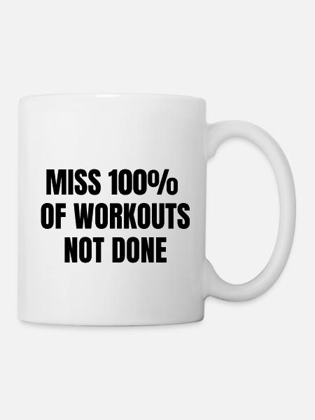 Workout - Tasse - Weiß