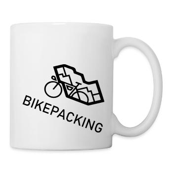 Marathon Triathlon Running joggen Biking Radfahren - Tasse - Weiß - Rechts