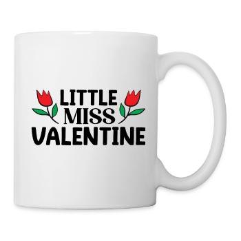 Little Miss Valentine - Tasse - Weiß - Rechts