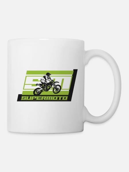 SM SUPER MOTO - Tasse - Weiß
