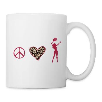 Padel Padel Tennis Padel-love Paddle - Mug - white - Right