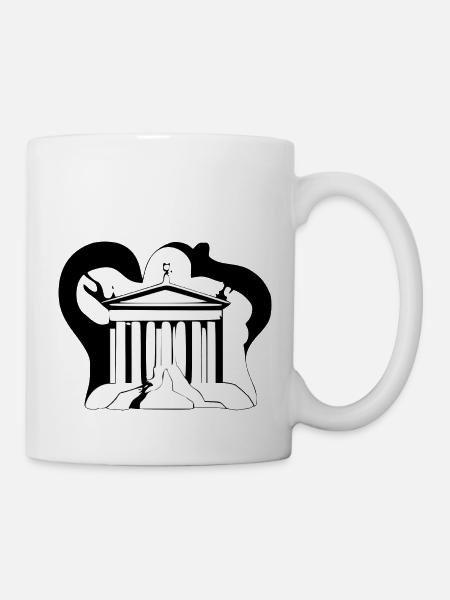 Temple Grec - Mug blanc - blanc