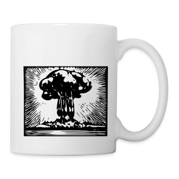 Bombe atomique - Mug blanc - blanc - Droite