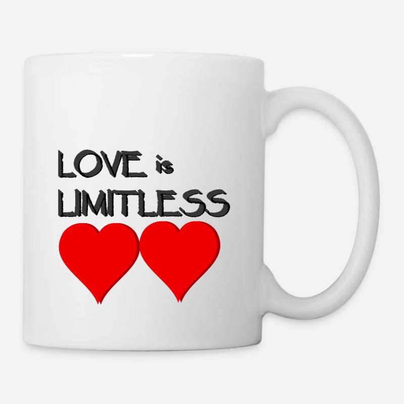 Love is Limitless - Tasse - Weiß