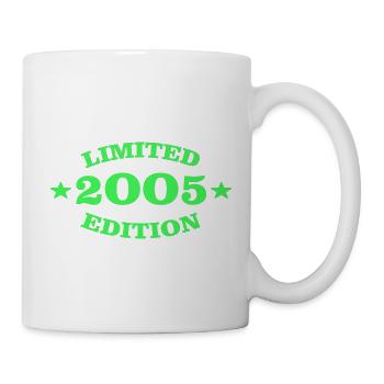 Édition Limitée 2005 18e anniversaire - Mug blanc - blanc - Droite