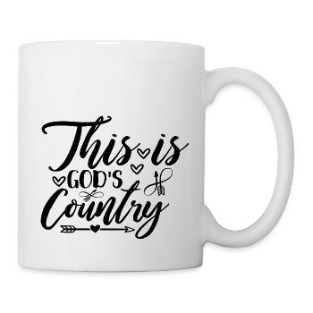 This Is God´s Country - Tasse - Weiß - Rechts