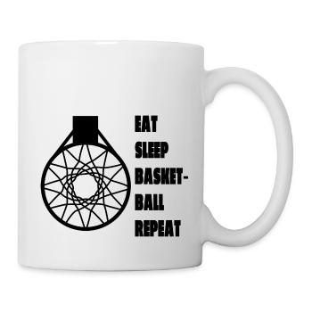 Équipe de basket-ball Joueur de basket-ball Basket-ball - Mug blanc - blanc - Droite