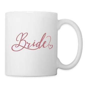 Bride Matching Couple Engagement Wedding Honeymoon - Mug - white - Right