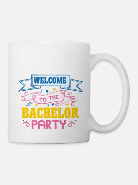 WILLKOMMEN AUF DEM JUNGGESELLENABSCHIED - Tasse - Weiß
