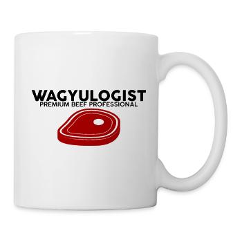 Wagyulogist, Professionnel du bœuf haut de gamme 4 - Mug blanc - blanc - Droite
