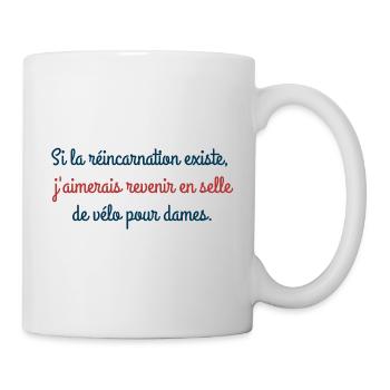 Love & Beard - Si la réincarnation existe... - Mug blanc - blanc - Droite