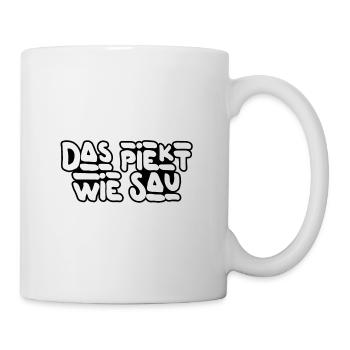 Das piekt! - Tasse - Weiß - Rechts