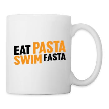 Eat Pasta Swim Fasta 16 - Tasse - Weiß - Rechts