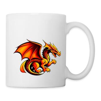 Dragon - Mug blanc - blanc - Droite