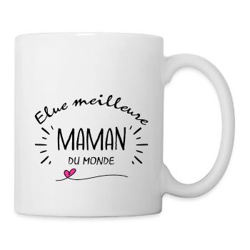 idée cadeau original pour la fête des meres - Mug blanc - blanc - Droite