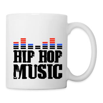 Hip Hop Music - Mug - white - Right