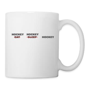 Hockey Hockey Hockey - Tasse - Weiß - Rechts
