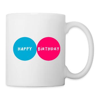 JAHRESTAG. ALLES GUTE ZUM GEBURTSTAG!. ALLES GUTE ZUM GEBURTSTAG!. - Tasse - Weiß - Rechts