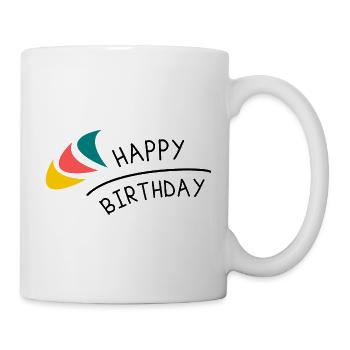 JAHRESTAG. ALLES GUTE ZUM GEBURTSTAG!. ALLES GUTE ZUM GEBURTSTAG!. - Tasse - Weiß - Rechts