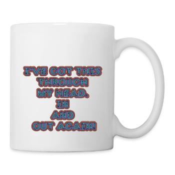 Design drôle et non réfléchi / dictons drôles - Mug blanc - blanc - Droite