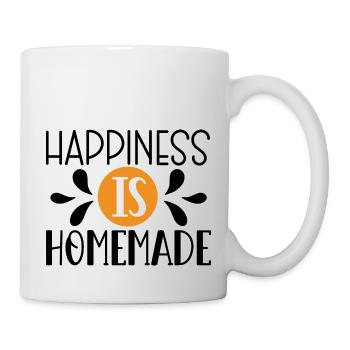Design Happiness is homemade - Mug blanc - blanc - Droite