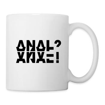 ANALhidden message - Mug - white - Right