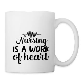 Les soins infirmiers sont un travail de cœur Infirmière Infirmière - Mug blanc - blanc - Droite
