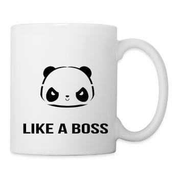 Like A Boss Panda - Tasse - Weiß - Rechts