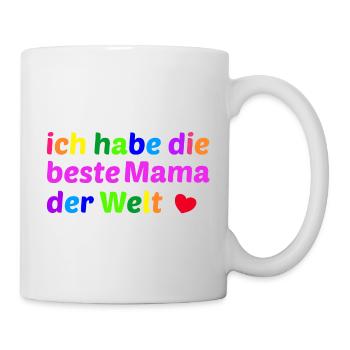 Ich habe die beste Mama der Welt - Tasse - Weiß - Rechts