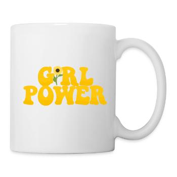 Girl Power - Tasse - Weiß - Rechts