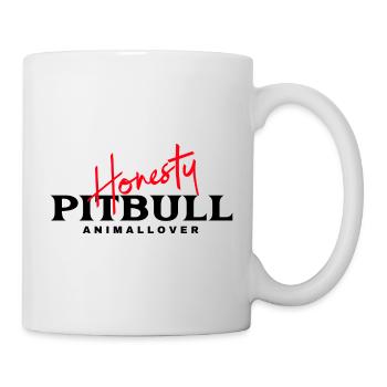 Pitbull Animal Lover Dog - Tasse - Weiß - Rechts