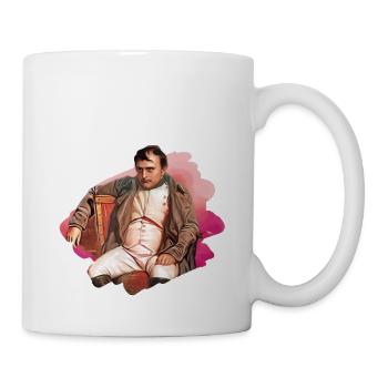 Napoleon Bonaparte sat down - Mug - white - Right