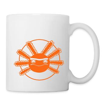 L'axolotl à monosourcil - Mug blanc - blanc - Droite