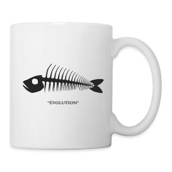 évolution - Mug blanc - blanc - Droite