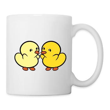 Duckie and Duck YAY - Mug - white - Right