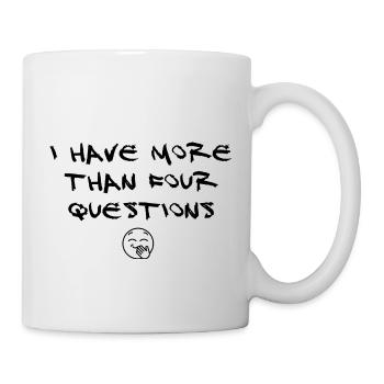I have more than four questions - Mug - white - Right