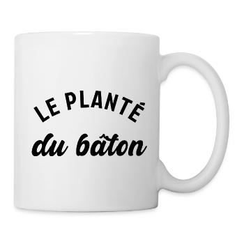Le planté du bâton - Mug blanc - blanc - Droite