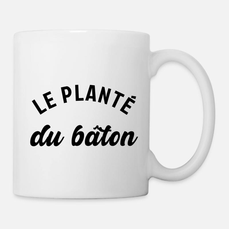 Le planté du bâton - Mug blanc - blanc
