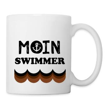 Triathlon Swim Bike Run Marathon - Tasse - Weiß - Rechts
