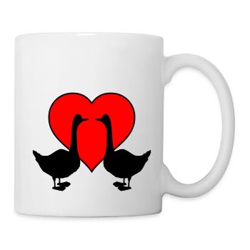 Goose Love 02 - Mug - white - Right