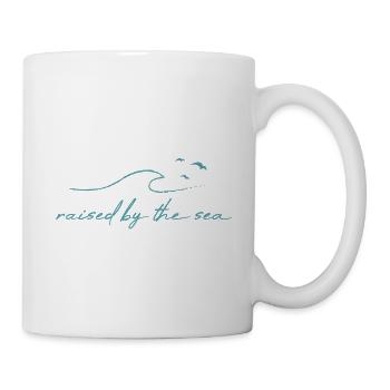 raised by the sea - Mug - white - Right