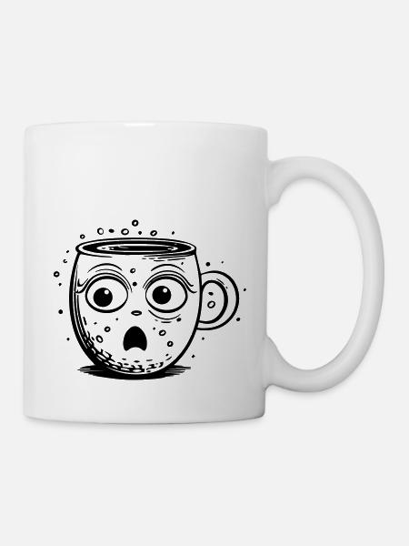 Schock-Tasse - Tasse - Weiß
