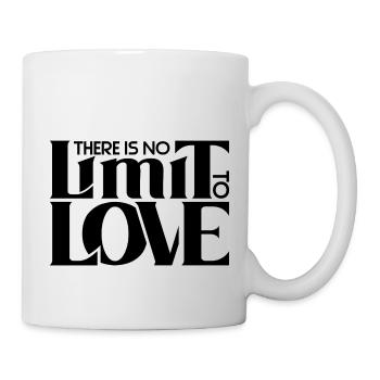 There is no Limit to Love | Polyamorous *black* - Mug - white - Right