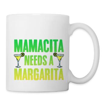 Mamacita a besoin d’une Marguerite 2 - Mug blanc - blanc - Droite