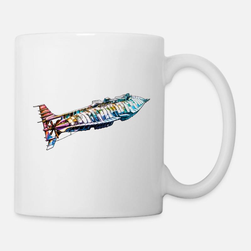 Le Nautilus d’après Jules Verne - Mug blanc - blanc